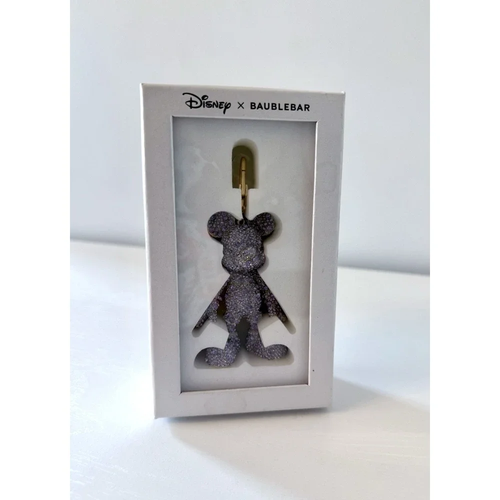 Disney x Baublebar Mickey Mouse Keychain Bag Charm - Purple‎ Crystal Iridescent